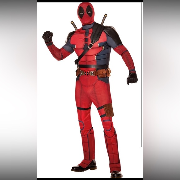 Deadpool Wolverine costume adult new large - Picture 1 of 5